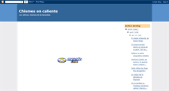 Desktop Screenshot of chismesencaliente.blogspot.com