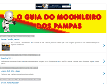 Tablet Screenshot of mochileirodospampas.blogspot.com