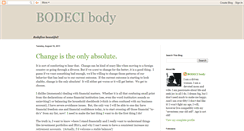 Desktop Screenshot of bodecibody.blogspot.com