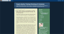 Desktop Screenshot of empiremedicaltraining.blogspot.com