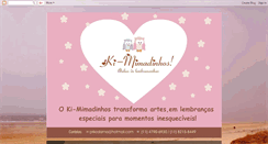 Desktop Screenshot of kimimadinhos.blogspot.com