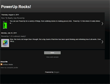 Tablet Screenshot of poweruprocks.blogspot.com