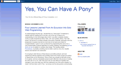 Desktop Screenshot of ponycomplete.blogspot.com