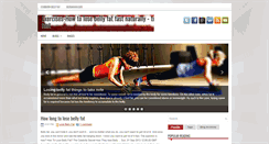 Desktop Screenshot of how-to-lose-stubborn-belly-fat-fast.blogspot.com