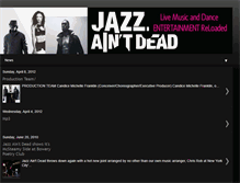 Tablet Screenshot of jazzaintdead.blogspot.com