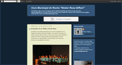 Desktop Screenshot of coroderocha.blogspot.com