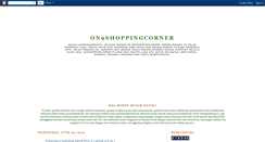 Desktop Screenshot of on9shoppingcorner.blogspot.com