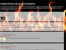 Tablet Screenshot of principiosdemasoterapia.blogspot.com