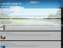 Tablet Screenshot of luis18gemstv.blogspot.com