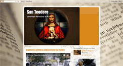 Desktop Screenshot of cementeriosanteodoro.blogspot.com