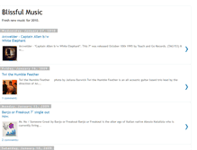 Tablet Screenshot of blissfulmusicblog.blogspot.com