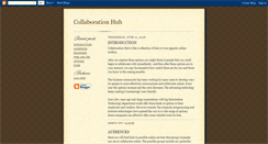 Desktop Screenshot of collaborationhub.blogspot.com