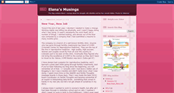 Desktop Screenshot of elanasmusings.blogspot.com