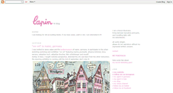 Desktop Screenshot of les-calepins-de-lapin.blogspot.com