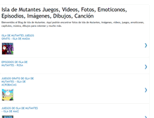 Tablet Screenshot of islademutantesdisney.blogspot.com