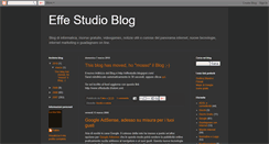Desktop Screenshot of effestudio.blogspot.com
