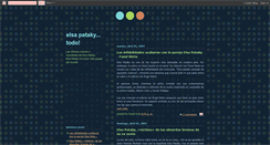 Desktop Screenshot of elsapataky.blogspot.com