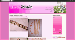 Desktop Screenshot of missciciworld.blogspot.com