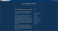 Desktop Screenshot of my-socrates-note.blogspot.com