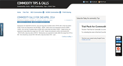 Desktop Screenshot of commodity-tips-calls.blogspot.com