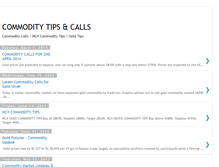 Tablet Screenshot of commodity-tips-calls.blogspot.com