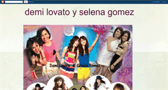 Desktop Screenshot of demilovatoyselenagomezfansonlineperu.blogspot.com