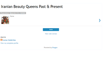 Tablet Screenshot of iranianbeautyqueenspastandpresent.blogspot.com