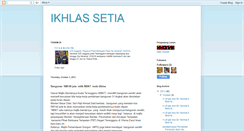 Desktop Screenshot of ikhlassetia.blogspot.com