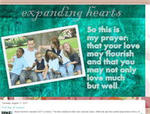 Tablet Screenshot of expanding-heart.blogspot.com