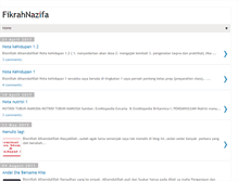 Tablet Screenshot of fikrahnazifa.blogspot.com