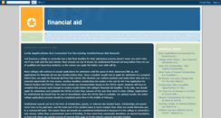 Desktop Screenshot of financial-aid-info.blogspot.com