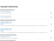 Tablet Screenshot of hasznaltelektronika.blogspot.com