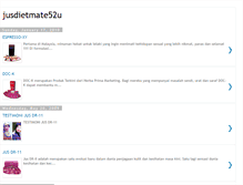 Tablet Screenshot of jusdietmate52u.blogspot.com