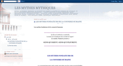 Desktop Screenshot of mythes-mythiques.blogspot.com