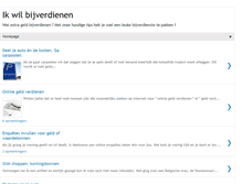 Tablet Screenshot of ikwilbijverdienen.blogspot.com
