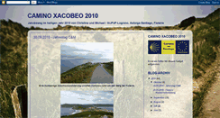 Desktop Screenshot of camino-xacobeo-2010.blogspot.com