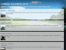 Tablet Screenshot of camino-xacobeo-2010.blogspot.com