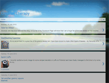 Tablet Screenshot of crochet-therapy.blogspot.com