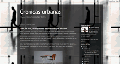 Desktop Screenshot of cronicas-urbanas.blogspot.com