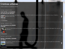 Tablet Screenshot of cronicas-urbanas.blogspot.com