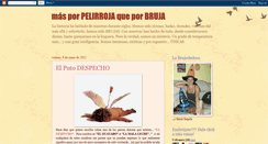 Desktop Screenshot of pelirrojaybruja.blogspot.com