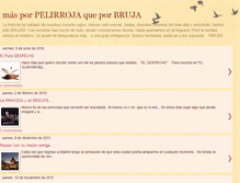 Tablet Screenshot of pelirrojaybruja.blogspot.com