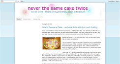 Desktop Screenshot of neversamecake.blogspot.com