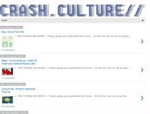 Tablet Screenshot of crashcult.blogspot.com