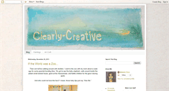 Desktop Screenshot of clearly-creative.blogspot.com