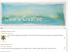 Tablet Screenshot of clearly-creative.blogspot.com