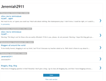 Tablet Screenshot of jeremiah2911.blogspot.com
