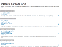 Tablet Screenshot of angielskieslowka.blogspot.com