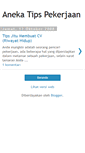 Mobile Screenshot of aneka-tips-pekerjaan.blogspot.com