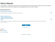 Tablet Screenshot of kebunhidayah.blogspot.com